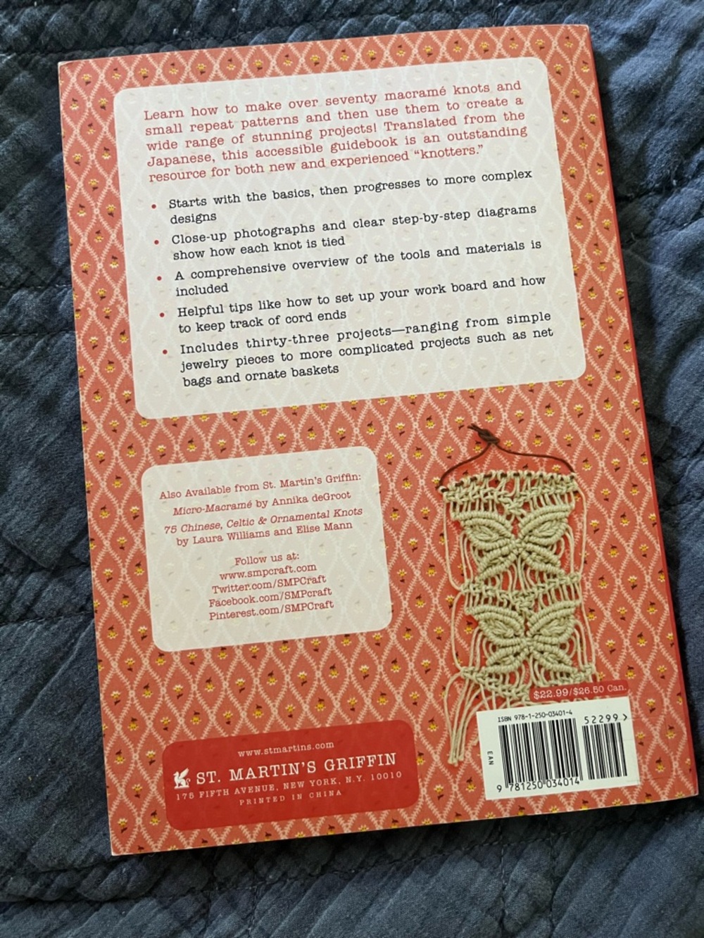 Macrame Patterns Book, How-to DIY - Picture 2 of 4